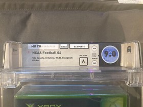 WATA GRADED 9.0 SEALED NCAA Football 2006 **ONLY THREE IN POPULATION** Xbox