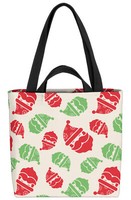 Nikolaus Muster Design Tasche Dekoration Deko Muster Winter Weihnachten Schneem