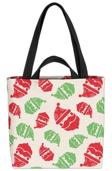 Nikolaus Muster Design Tasche Dekoration Deko Muster Winter Weihnachten Schneem-image
