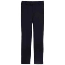 NEW Michael Kors Big Kid Wool Navy Zipper Pocket Button Back Dress Pant