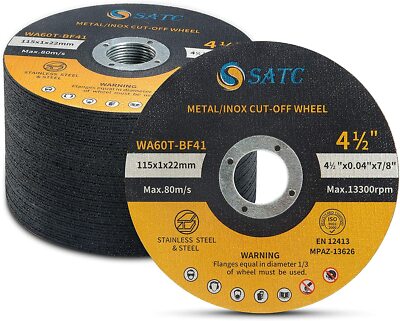 SATC 50 Stk Trennscheiben Ø115mm x 1mm 50 Stück INOX Flexscheiben Metall