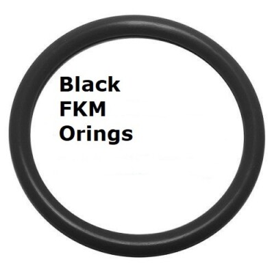 FKM/Viton 75 Black O-rings  Size 368  Price for 1 pc