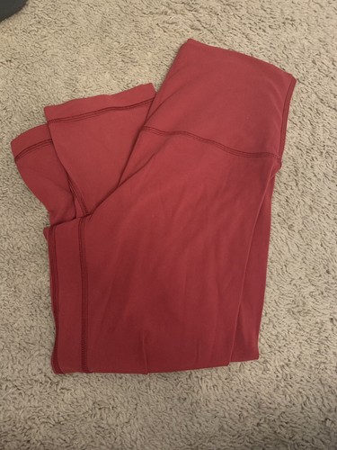 EUC Lululemon Align Crops - Rosewood 