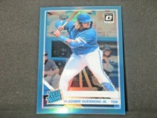 Vladimir Guerrero Jr 2019 Donruss Optic Rated Rookie Blue (21/50) #64 Blue Jays