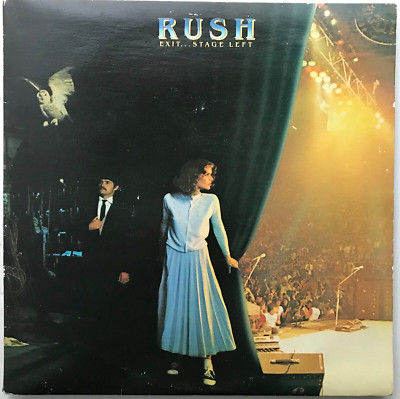RUSH ''Exit...Stage Left'' 2LP Original 1981 Mercury [PRC-Compton Press '26'] VG++