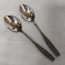 Interpur INR29 Oval Soup Spoons 2 Stainless Steel