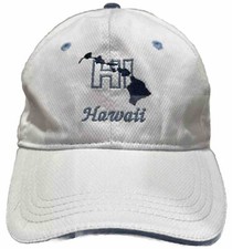 Hawaii Hawaiian Islands Diamond Head Tropical 🌴 Great White White Baseball Cap