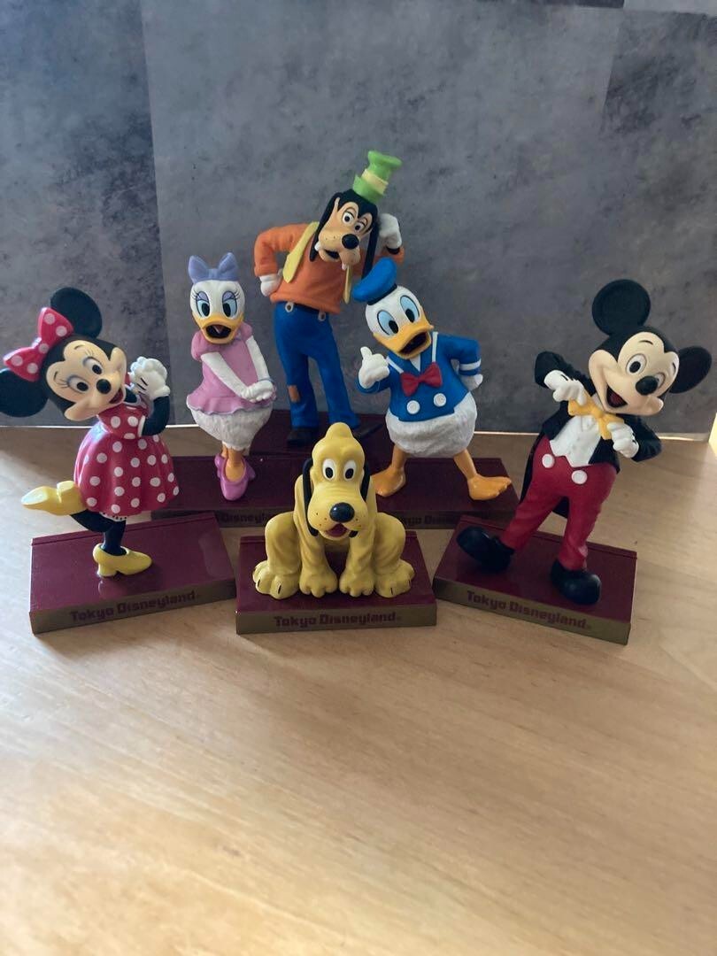 Disneyland Mickey Mouse & Friends Figure Set of 6 Tokyo