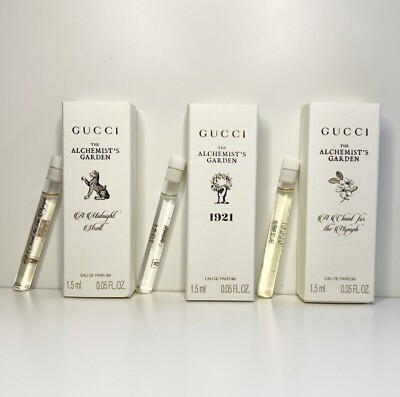Gucci The Alchemist's Garden Perfume Collection 3pc Sample Set