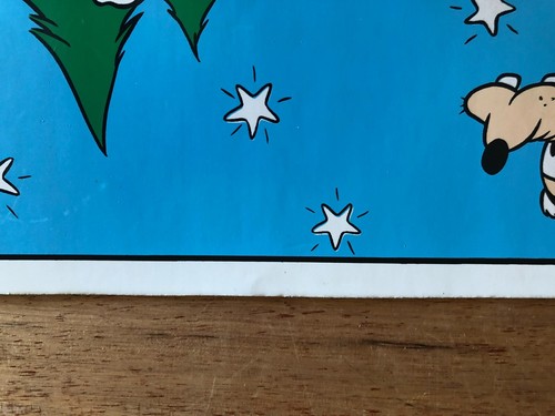 Vintage Christmas Disney Placemat Set Mickey Minnie Donald Santa Goofy ROUGH - Picture 9 of 21