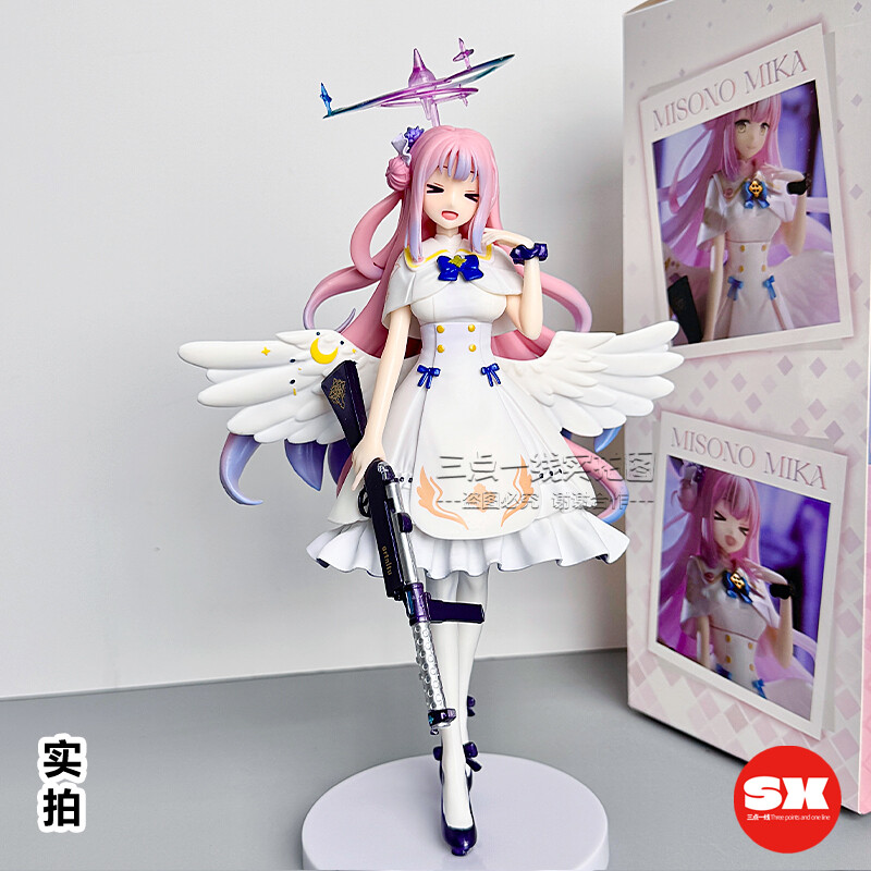 Blue Archive Misono Mika PVC 25cm Figure Model Statue Toy Gift