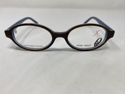 Nine West NINE WEST 153 0FMI 45-16-125 Brown/Blue Full Rim Eyeglasses Frame EF37