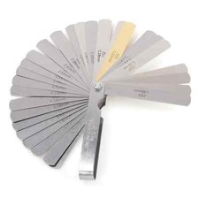 32 Blade Feeler Filler Gauge Spark Plug Gap Metric Imperial Measuring Brass Tool 32 Blade Feeler Filler Gauge Spark Plug Gap Metric Imperial Measuring Brass Tool