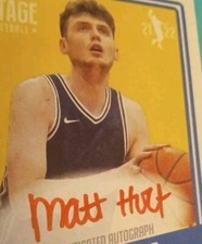 /50 Autograph Matthew Hurt Auto On Card 
