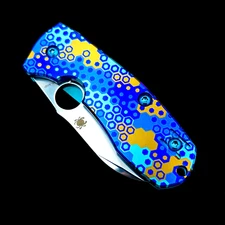 Spyderco C158TIP2 Techno 2 ~ Marcin Slysz P.E. Knife CTS-XHP Multi-Hex Pattern
