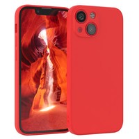 FüR Apple Iphone 13 Mini HandyhüLle Silikon Back Cover Schutz Handy Case Rot