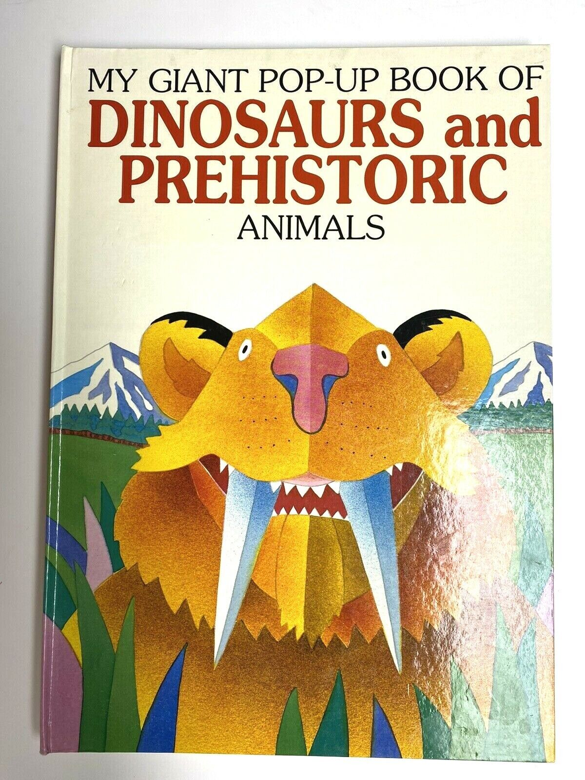 indsprøjte Dwell Verdensrekord Guinness Book DINOSAUR &amp; Prehistoric Animals My GIANT Pop-Up Book 3-D Dinosaurs | eBay