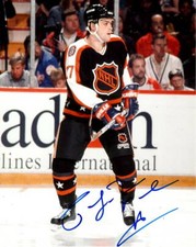 New York Islanders Pat Lafontaine Signed Autographed 8x10 Photo COA 