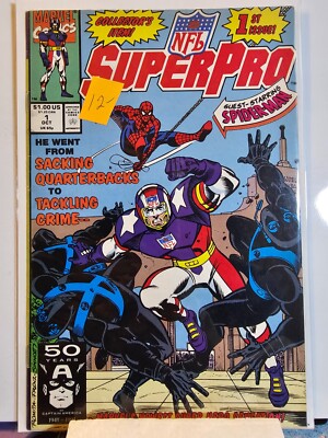 NFL SuperPro #1 Comic 1991 Marvel Comics