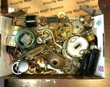 Steampunk Parts Lot- 1 pounds of metal material as shown- for artists#DT3
