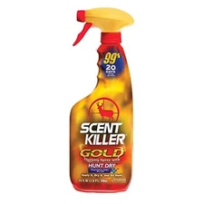 Scent Killer Gold 24 Oz Odor Eliminator and Preventer Spray Bottle