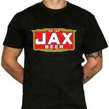 JAX BEER T-Shirt - Defunct Beer Brand - 100% Preshrunk Cotton T-Shirt