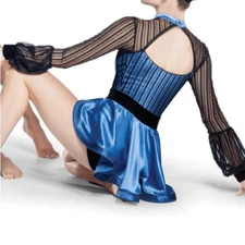 Revolution Tenth House dance costume blue dress BETA TH20272 child MC