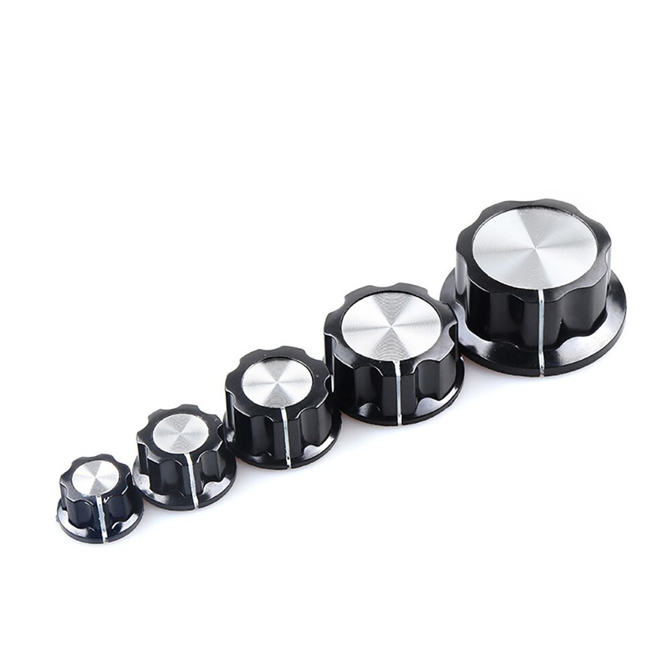 Indexed Rotation Control Knob A01-A05 Top Rotary Control Turning Knob for Hole 6mm Dia Shaft MF ...