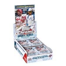 2023 Topps Chrome Update Baseball Factory Sealed Hobby Box 24 Packs 1 Auto