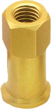 DRC Hard Ware Rim Lock Nuts Gold 2-Pack