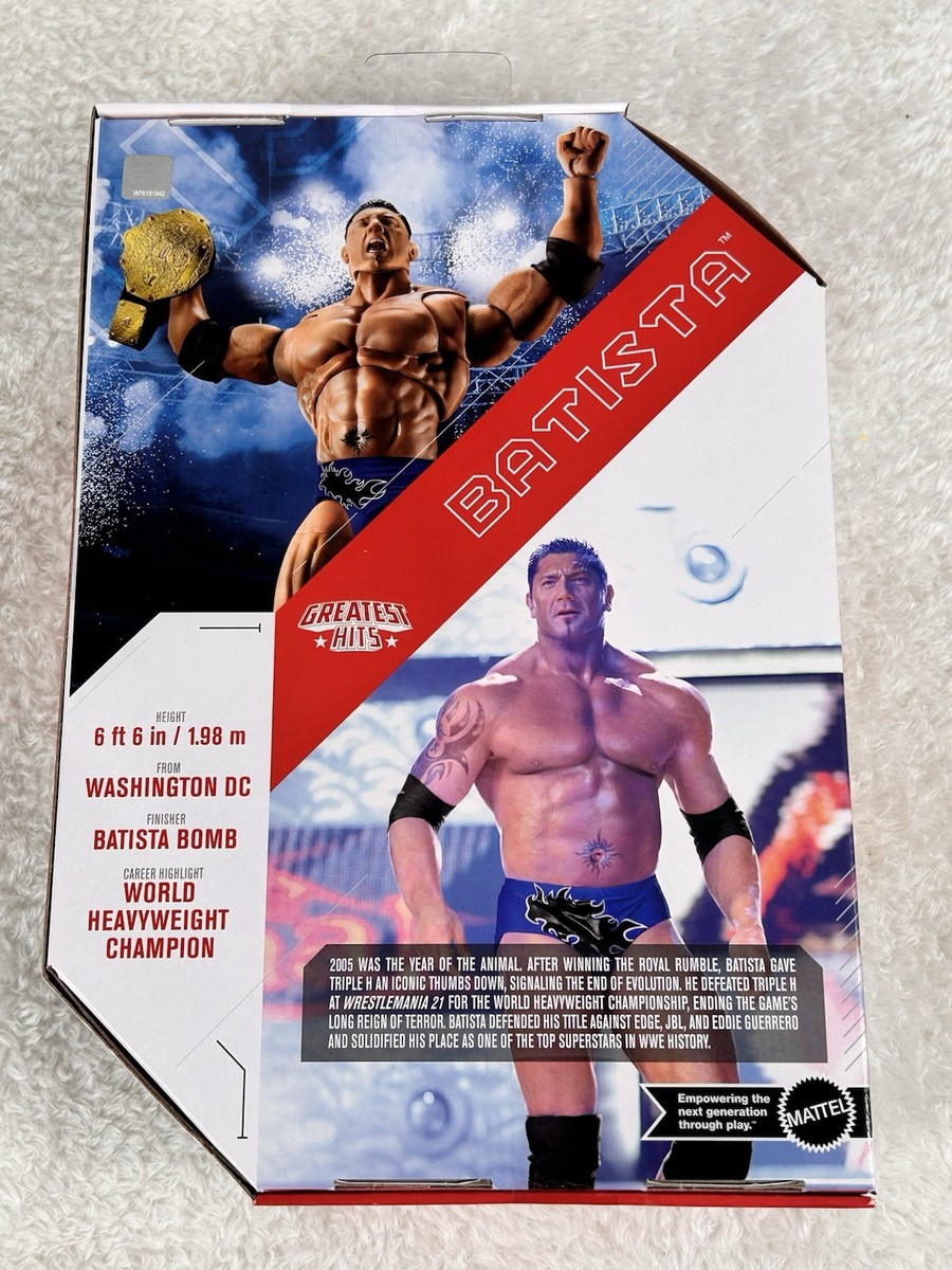 WWE Ultimate Dave Batista デイヴ•バウティスタ Amazon.com: WWE Legends Ultimate Edition Batista Action Figure