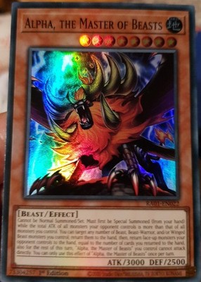 Yu-Gi-Oh!  1 × Alpha The Master Of Beasts Super Rare 
