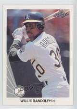 1990 Leaf Willie Randolph #345 0w8