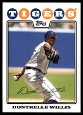 Dontrelle Willis 2008 Topps #45 Tigers MLB READ FREE SHIPPING AutographDen
