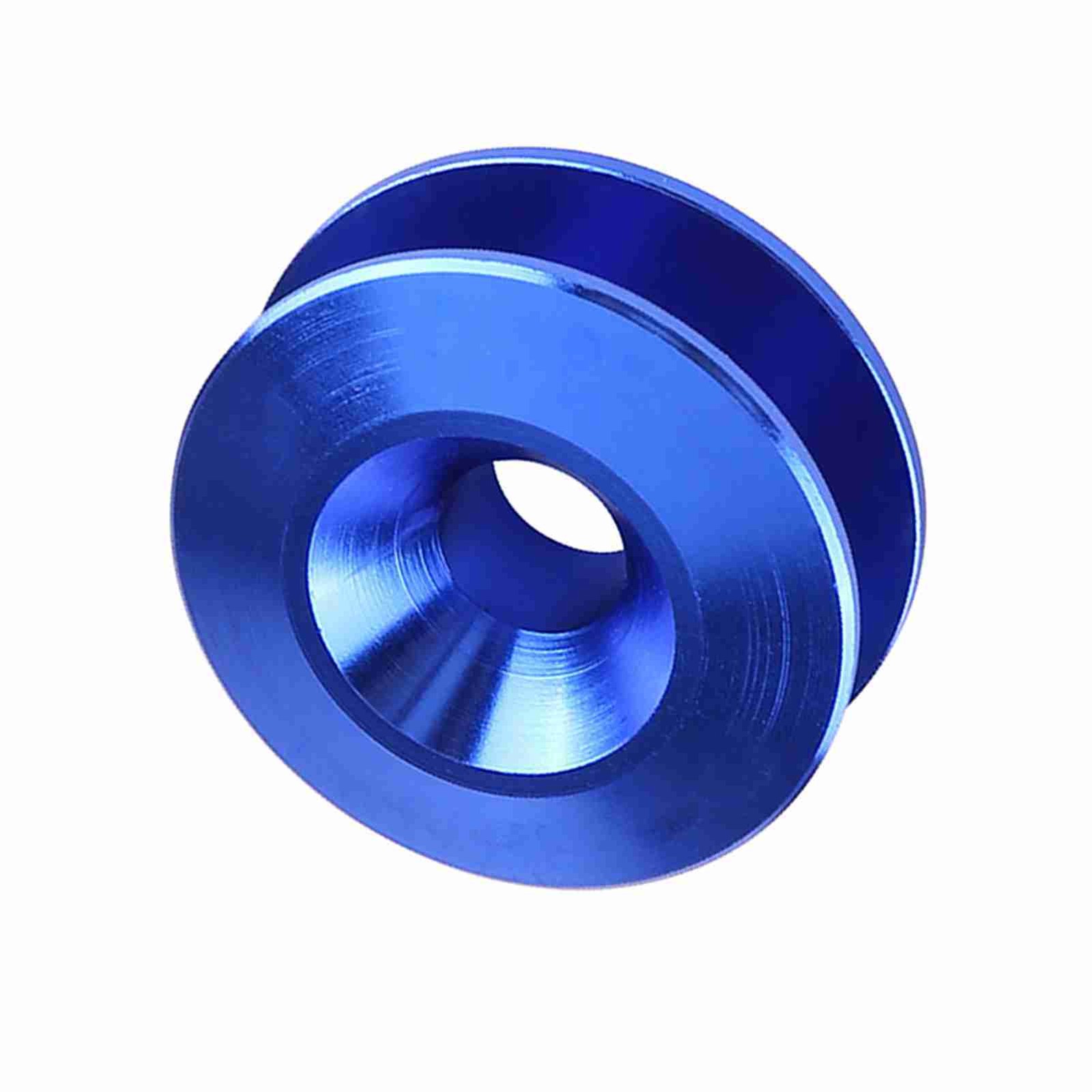 (blue)4 Pcs Car Bumper Washer Aluminium Alloy Bumper Washer Bolt Engine Bay