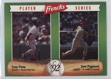 1992 French's Mustard Player Series Food Issue Tom Pagnozzi Tony Pena #9 07rd