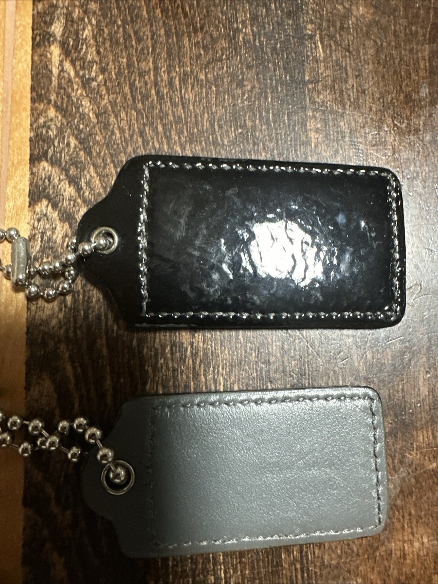 Coach Hang Tag Large Bag Charms Lot Of 4 Fobs for Large Purse