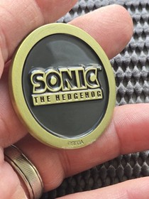 Tails Sonic Sega Shop UK Coin Medal Exclusive Rare Promo GENESIS SATURN CD 32