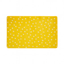 Yellow Polka Dot Kids Rug – Non-Slip Nursery & Play Mat (100 x 150 cm)