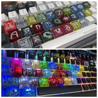 26pcs Handmade Kamen Rider Themed Keycaps Artisan Key cap For Cherry MX Keyboard