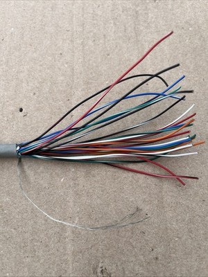 50  Type CM 25 Conductor 24 Gauge Shielded Cable ~ 25C 24AWG