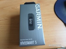 Garmin vivosmart 5 Smartwatch Fitness Tracker - Black Brand New In Box Size S-M