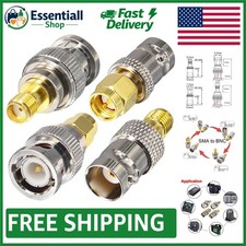 4-Piece SMA to BNC Adapter Kit for SDR, Radios Walkie Talkies - Precision Made
