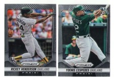 2014 Panini Prizm - OAKLAND ATHLETICS / A'S Team Set