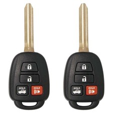 2 Replacement For Toyota Camry Keyless Remote Fob Ignition Uncut Key G Hyq12bdm