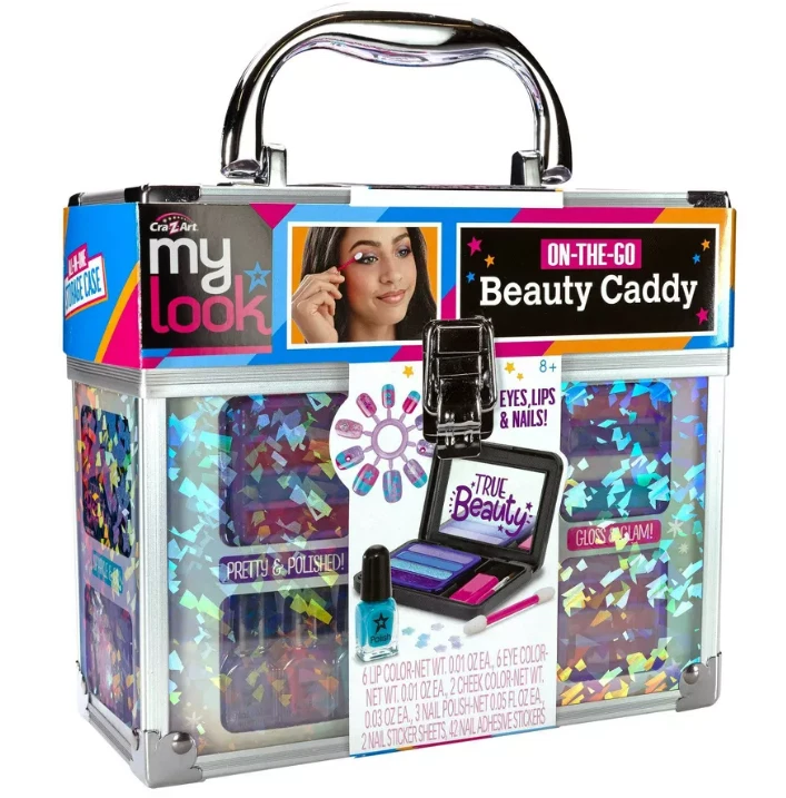 All in one Beauty Caddy: Craft Activity Kit with Applicator & Nail Polish