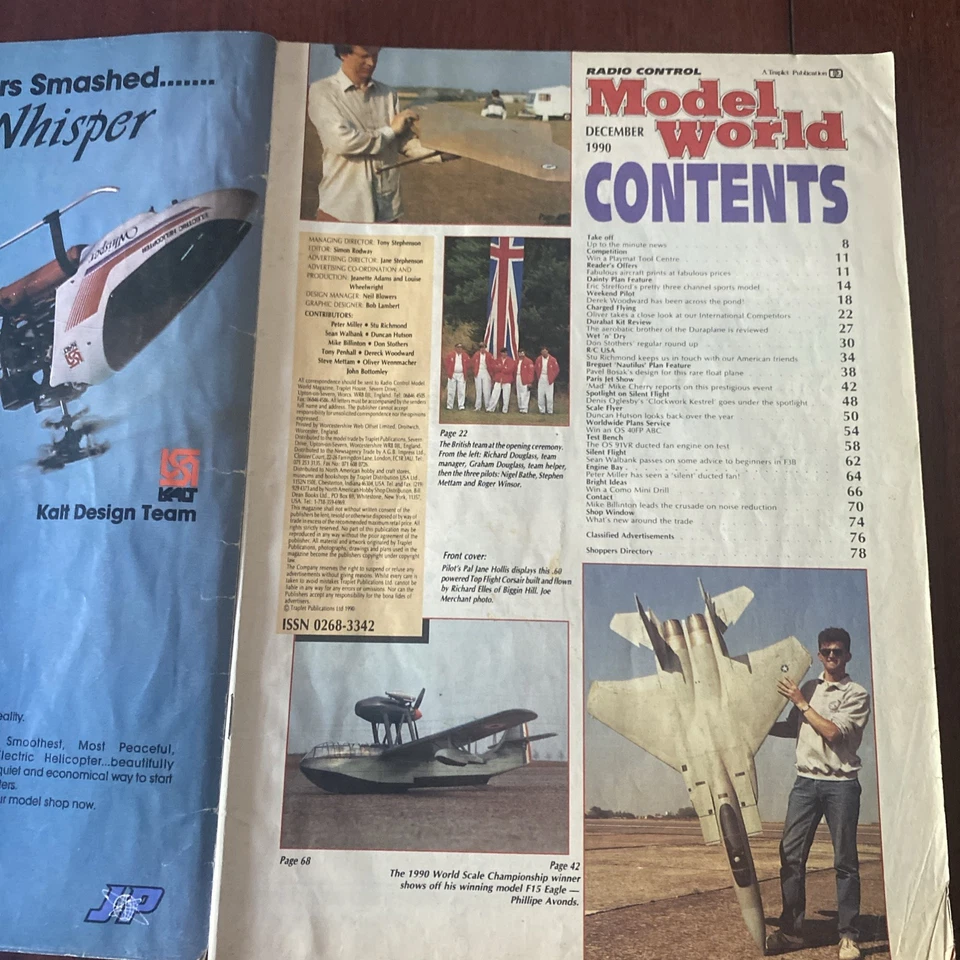 Radio Control Model World Magazine December 1990 no free plans RCMW Foto 3 de 4