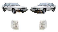 Volvo 940960 1990 - 1994 Front Turn Signal Indicator White Pair Set Volvo 940960 1990 - 1994 Front Turn Signal Indicator White Pair Set