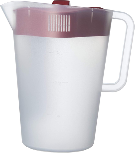 GoodCook Plastic Pitcher with 4 Way Lid - 1 Gallon - Thumbnail 2