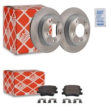 2x Febi Bremsscheiben Ø262mm + Beläge Hinten passend für Hyundai i30 KIA CEED